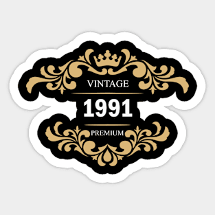 1991 Vintage Sticker